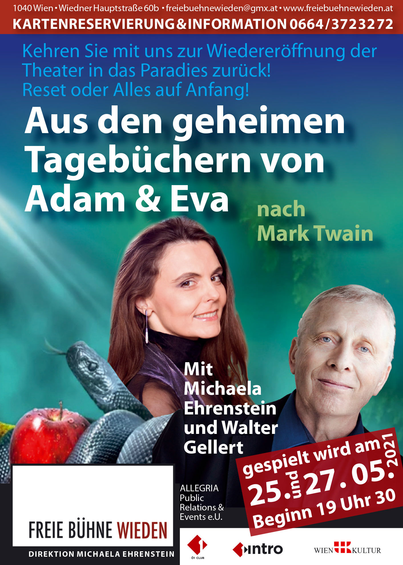 Aus den geheimen Tagebüchern von Adam & Eva